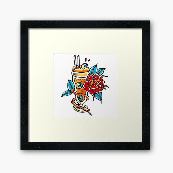 FLASH N.4 Gerahmter Kunstdruck