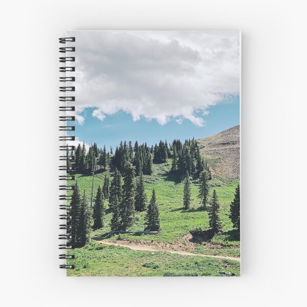 Item preview, bright day on top of a mountain with green trees.  designed and sold by ninjapineapple.