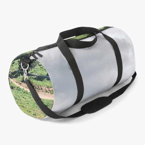 Item preview, bright day on top of a mountain with green trees.  designed and sold by ninjapineapple.