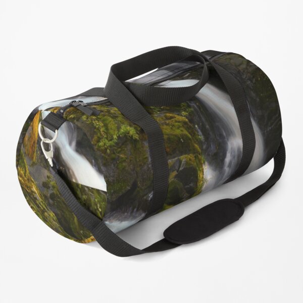 SILKEN WATERFALL AND EVENING SUNLIGHT Duffle Bag