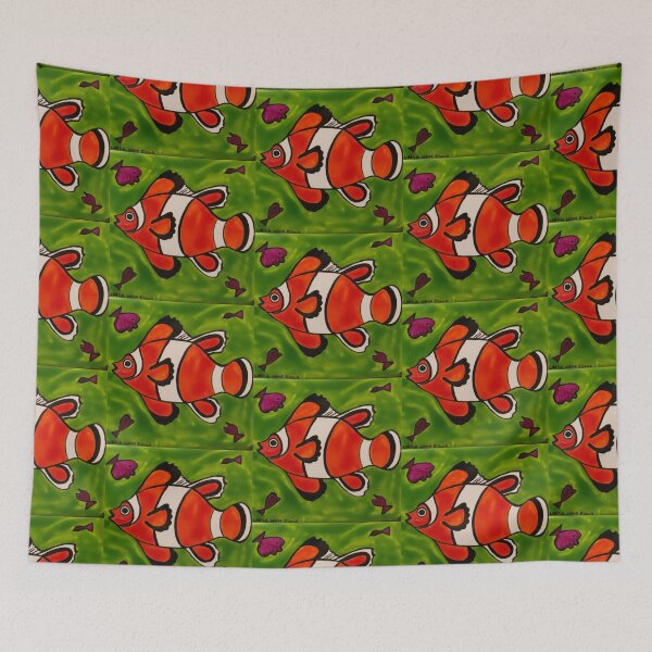 Item preview, Orange Clown Fish designed and sold by lindahineart.