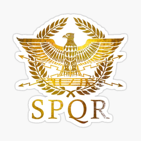 SPQR coat of arms Rome HBO Roman legions decal sticker Decals ...