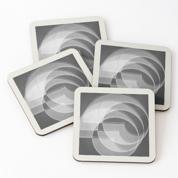 Item preview, Spacial Orbiting Spiral in Charcoal Gray designed and sold by simplydesignart.