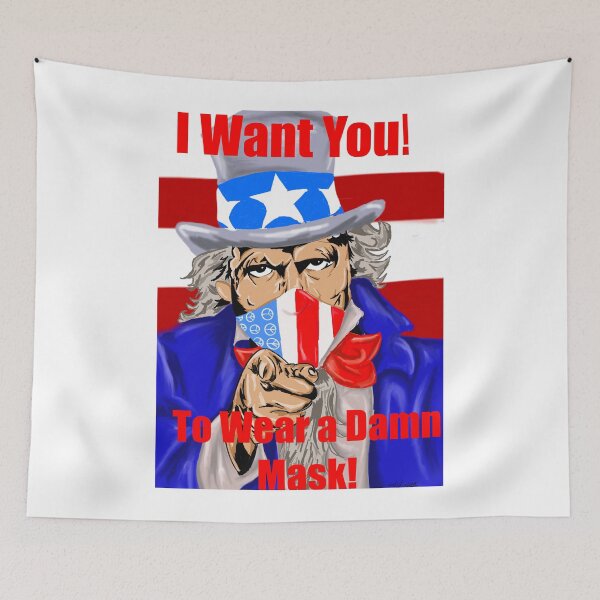 Item preview, I want you to wear a damn mask designed and sold by inkslingerandy.