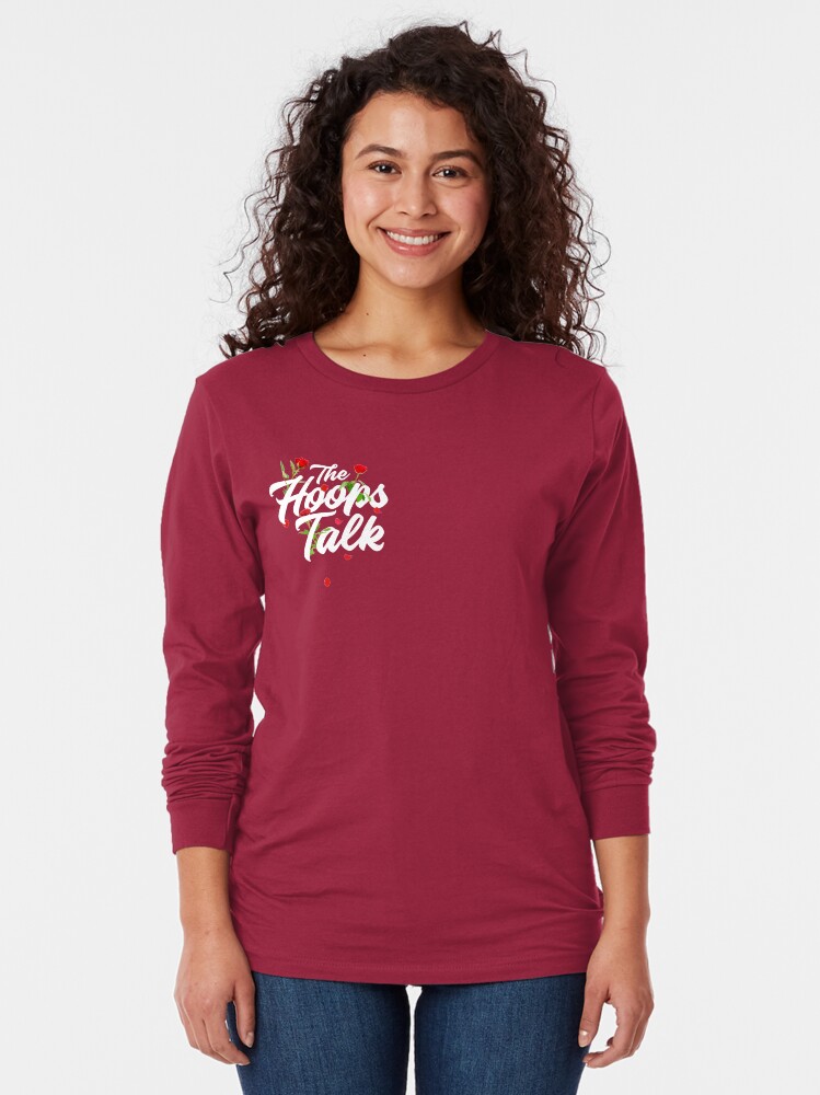 Alternate view of Hoops and Roses Long Sleeve T-Shirt