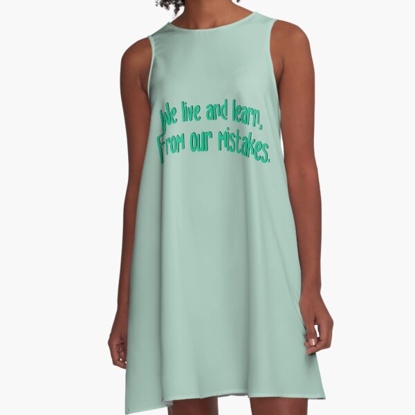 We Live and Learn - Pat Benatar Design A-Line Dress