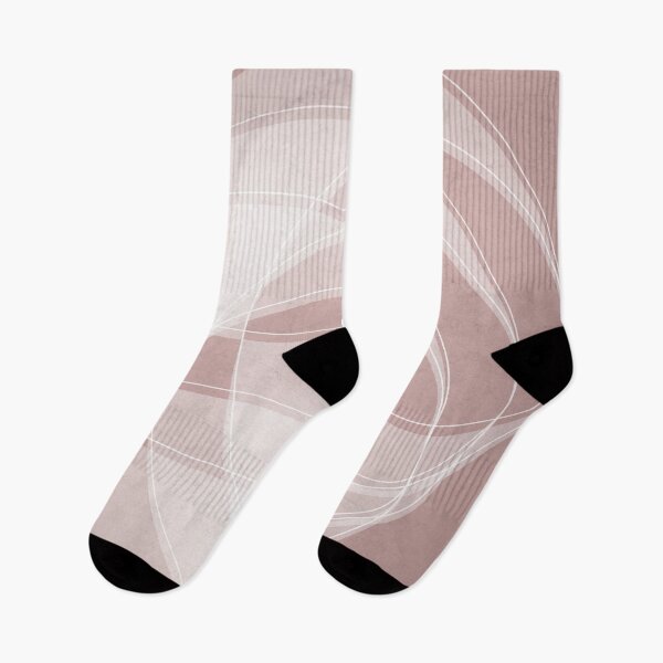 Item preview, Spacial Orbiting Spiral in Shell Pink designed and sold by simplydesignart.