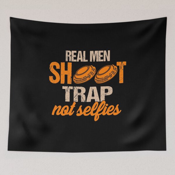 Item preview, Real men shoot trap not selfie designed and sold by redshirtz.