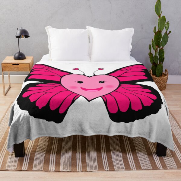 Item preview, Happy Pink Heart Butterfly designed and sold by Deborah Camp.