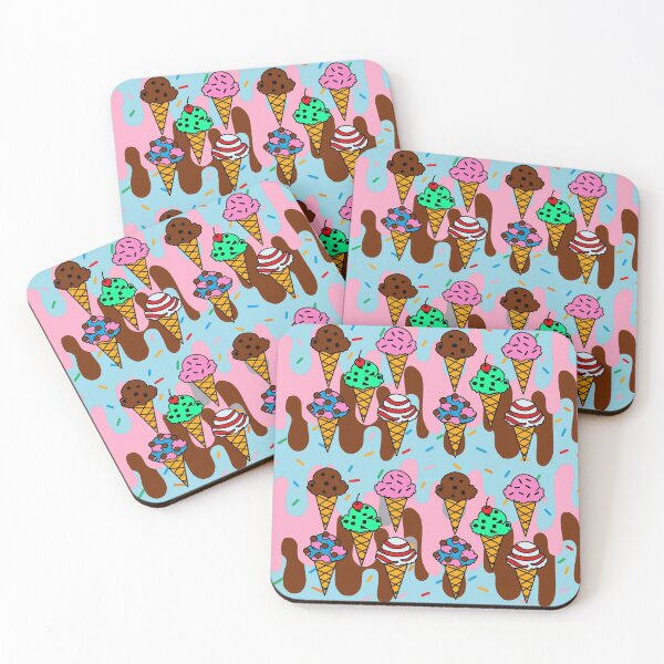 Item preview, Icecream Patterned 2  designed and sold by GL Digital Artwork .