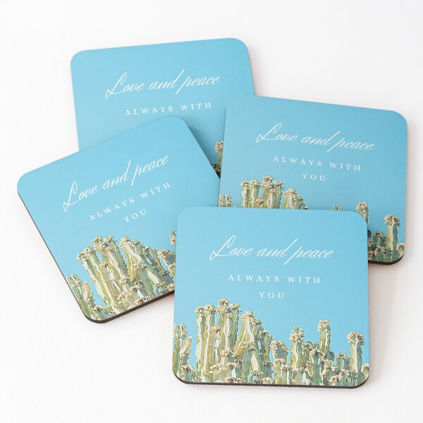 Item preview, Amor y paz cactus designed and sold by Maushmi.