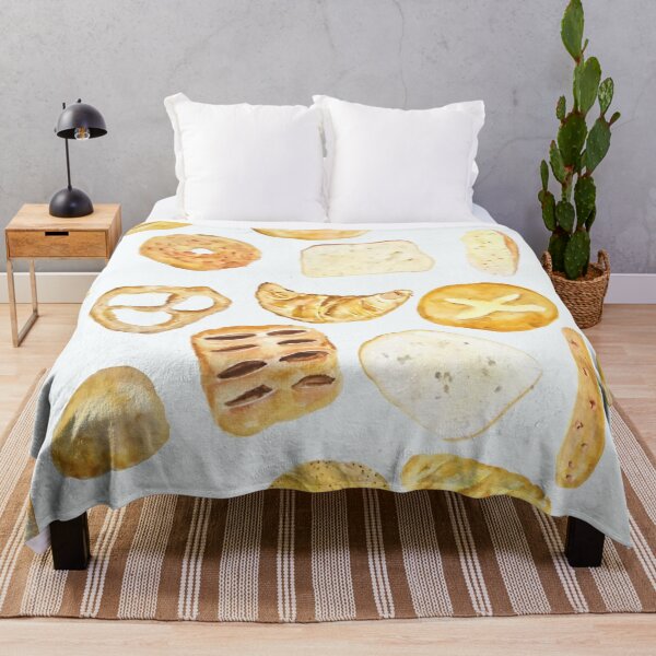 Item preview, hand painted bread collection watercolor painting designed and sold by ColorandColor.