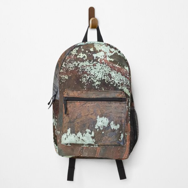 Item preview, rustic steampunk copper brown weathered industrial grunge metal designed and sold by LEILA ART SPACE.