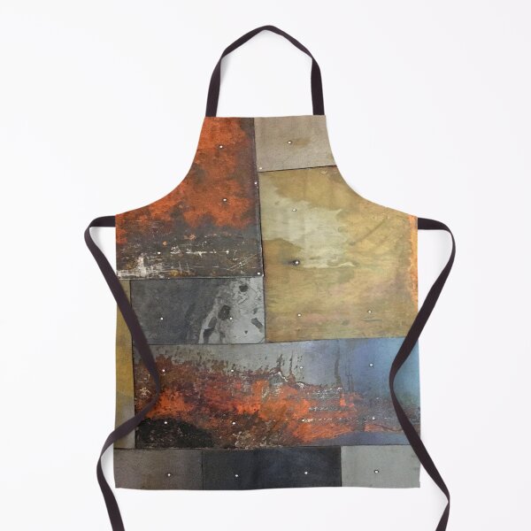 Item preview, rustic distressed grunge steampunk rusted metal designed and sold by LEILA ART SPACE.