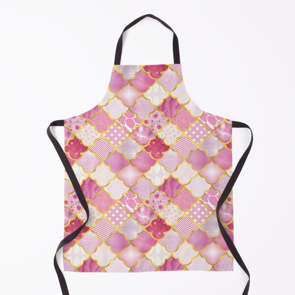 Item preview, Moroccan Scallops in Pinks designed and sold by Pink Pineapple Works.