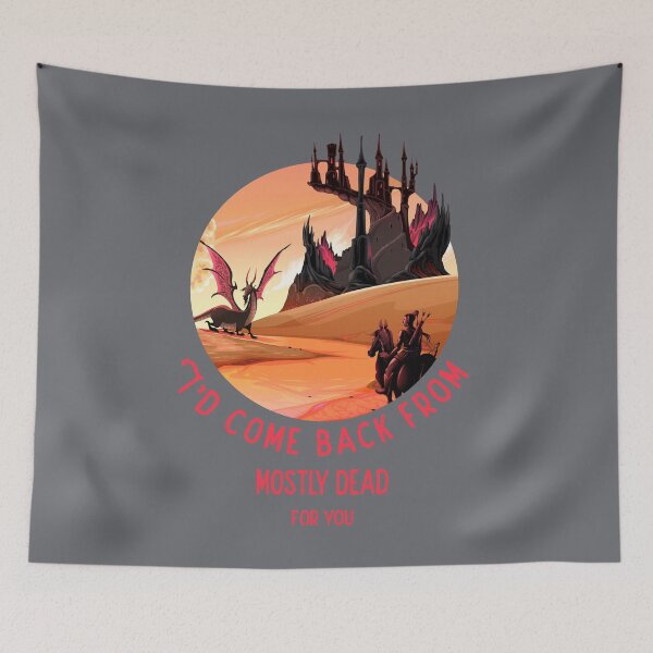 Item preview, I'd Come Back from Mostly Dead for You Princess Bride Fighting Dragons designed and sold by MOAZTees.