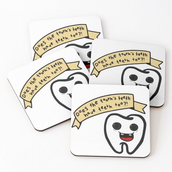 Item preview, Does the tooth’s teeth have teeth too?! - From James Acaster Repertoire  designed and sold by Alicia.Makes.Art.