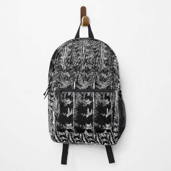 Feather Pattern | Black and White | Bird Feathers | Patterns in Nature | Backpack