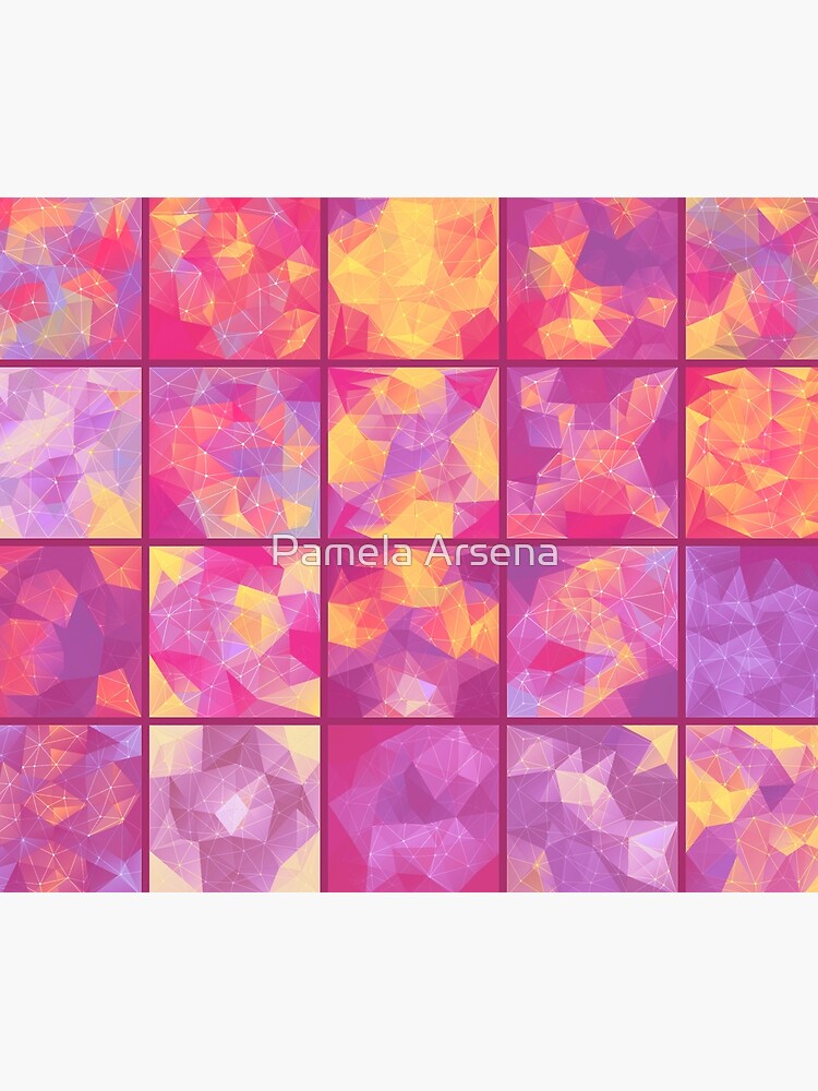 Psychedelic Colorful Bright Color Block Explosion by xpressio