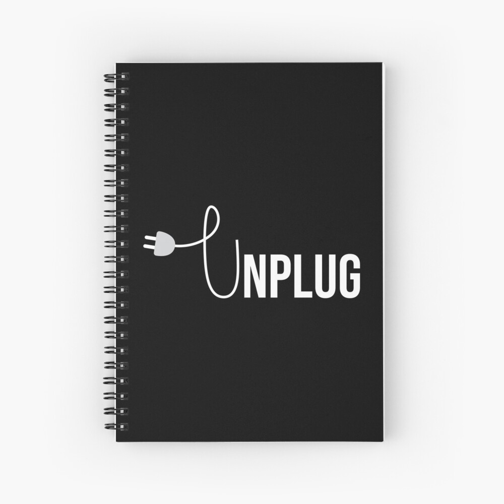 Unplug Spiral Notebook