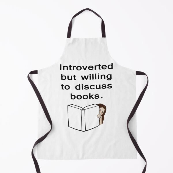 Item preview, Introverted but Willing to Discuss Books designed and sold by AmbroseAnn.
