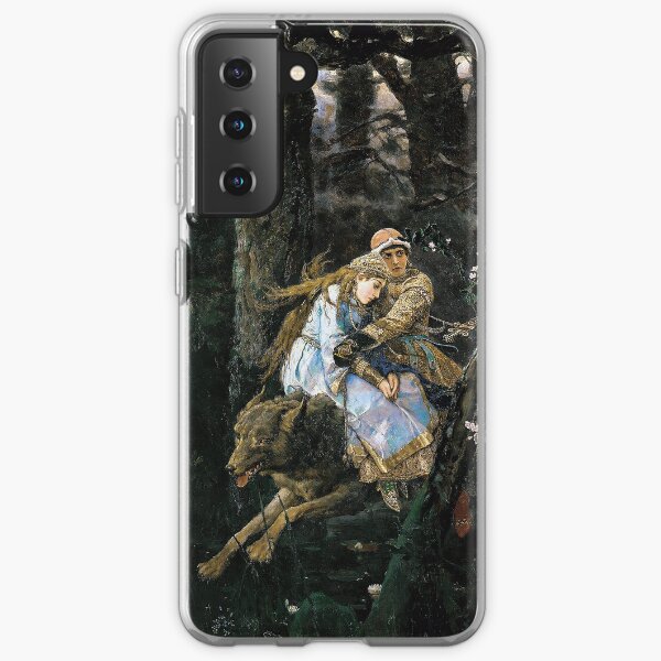 Ivan Tsarevich Riding the Grey Wolf - Viktor Vasnetsov - 1889 Samsung Galaxy Soft Case