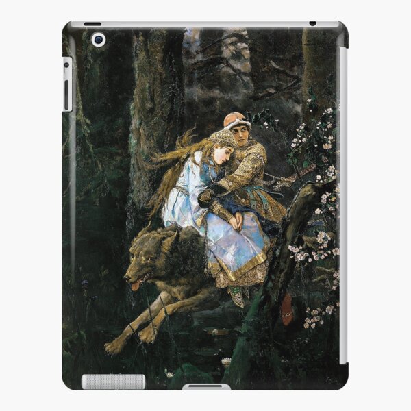 Ivan Tsarevich Riding the Grey Wolf - Viktor Vasnetsov - 1889 iPad Snap Case