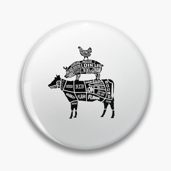 Item preview,  Pork and beef. Perfect gift idea as a grill accessory for everyone who is a chef at the grill and ensures the ideal culinary barbecue evening. No matter if grill master at the barbecue designed and sold by khornholio.