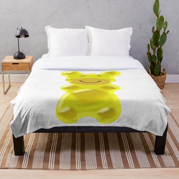 Item preview, Yellow Gummy Bear Wearing Mask designed and sold by Aaronsb.