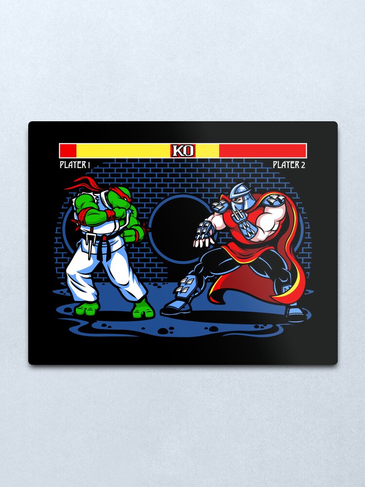 Alternate view of Sewer Fighter Metal Print