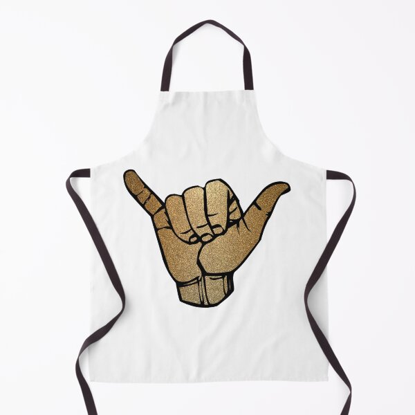 Item preview, Gold Glitter Shaka designed and sold by fmbajorat.
