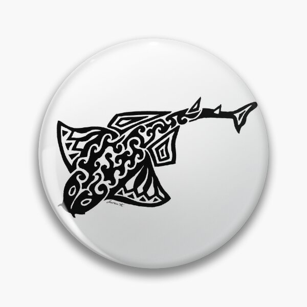 Item preview, Angelshark Tribal Design  designed and sold by KitayamaDesigns.