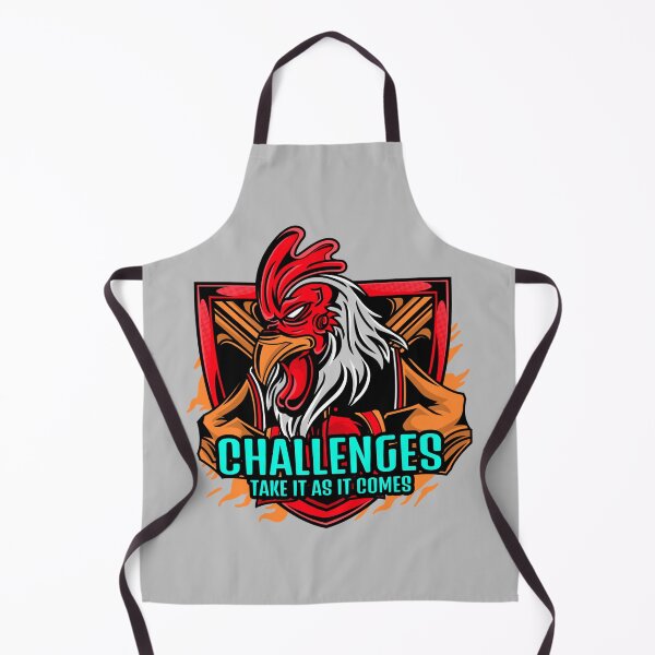 Item preview, Challenges Take It As It Comes, Angry Chicken Boxing Quote designed and sold by kcaandwu.