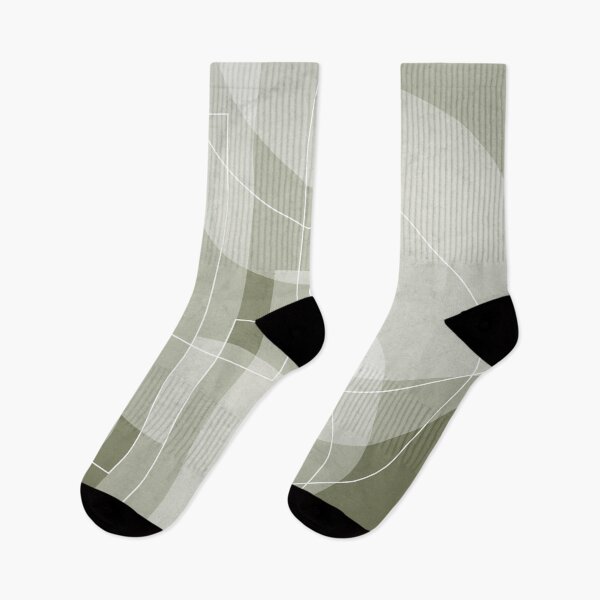 Artikelvorschau, Abstraktes Halbkreis-Design in Sage Green entworfen und verkauft von simplydesignart.