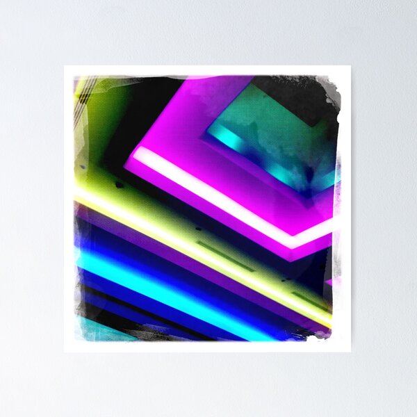 Techno Tile Poster