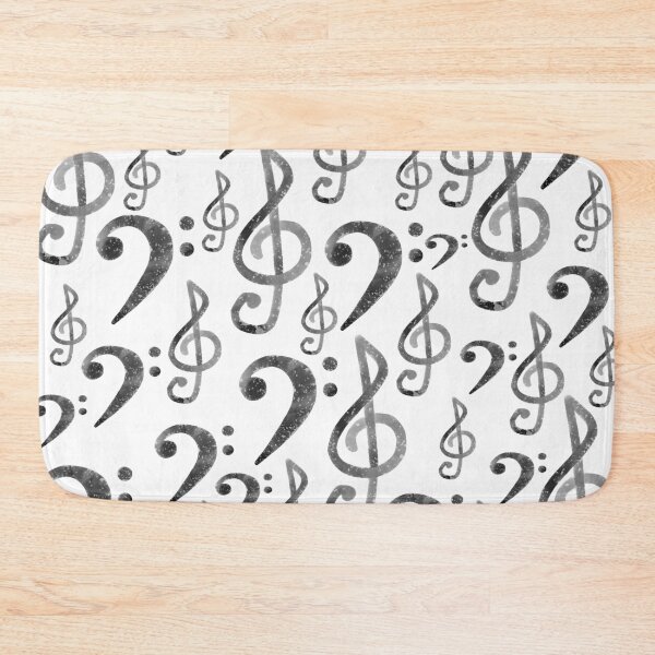 Item preview, Watercolor Bass and Treble Clefs  designed and sold by Tara Barnaba.