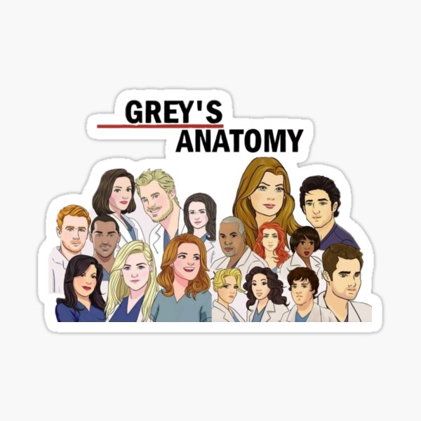 Greys Anatomy Logo Sticker / Amazon Com Grey S Anatomy Sticker Pack 50 ...