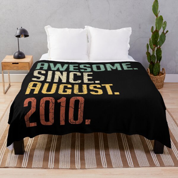 Item preview, Awesome Since August 2010 10th Birthday Gift 10 Years Old Vintage August 2010 designed and sold by Takatv.