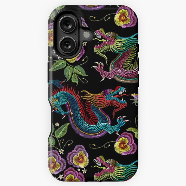 Item preview, Embroidery asian dragons designed and sold by matrioshka.