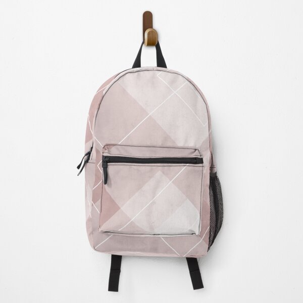 Item preview, Overlapping Diamond Design in Shell Pink designed and sold by simplydesignart.