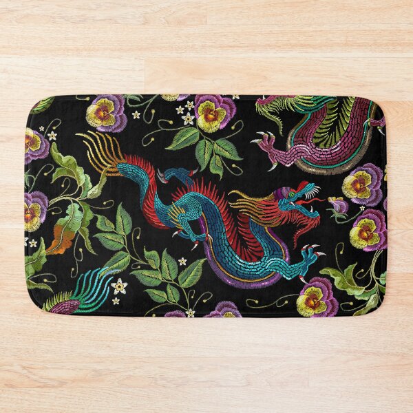 Item preview, Embroidery asian dragons designed and sold by matrioshka.