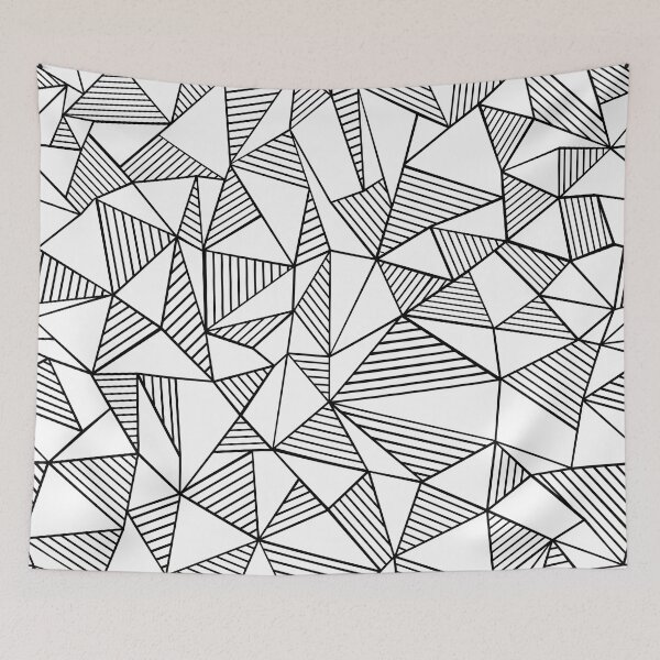 Item preview, Ab Lines with Blocks White designed and sold by ProjectM.
