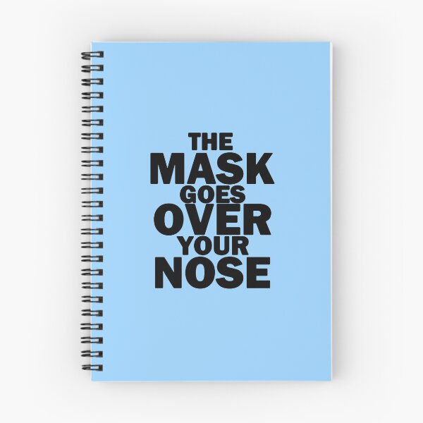 Item preview, The Mask Goes Over Your Nose Facemask designed and sold by bebopboop.