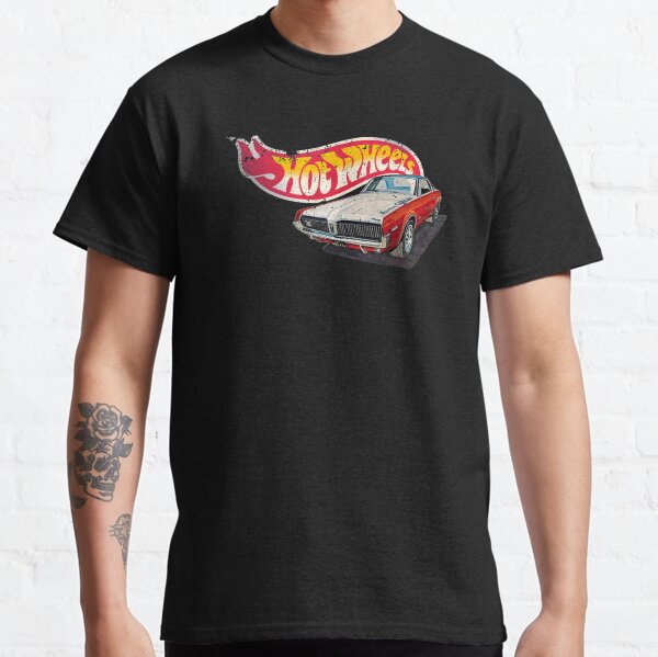 Authentic Vintage, Distressed Hot Wheels 1968 Custom Cougar Classic T-Shirt
