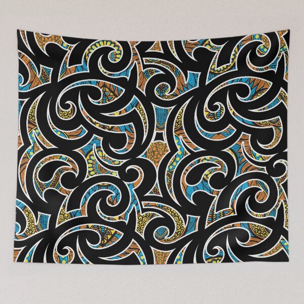Item preview, Kente Scroll Print designed and sold by OBJETDART.