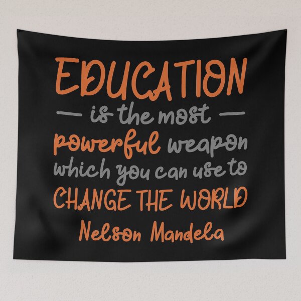 Item preview, NELSON MANDELA - Education Change The World designed and sold by StaceyChito.