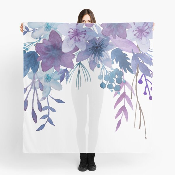 Item preview, Blue Purple Flowers designed and sold by junkydotcom.