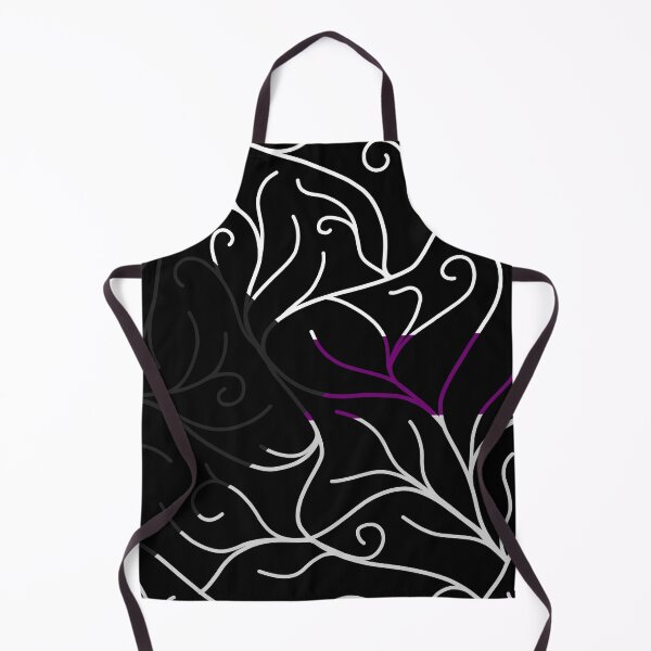 Black Velvet, Demisexual Flag Vines Apron