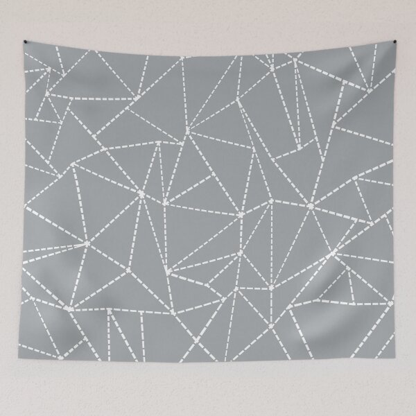 Aperçu de l'œuvre Ab Dotted Lines 2 Gris créée et vendue par ProjectM.