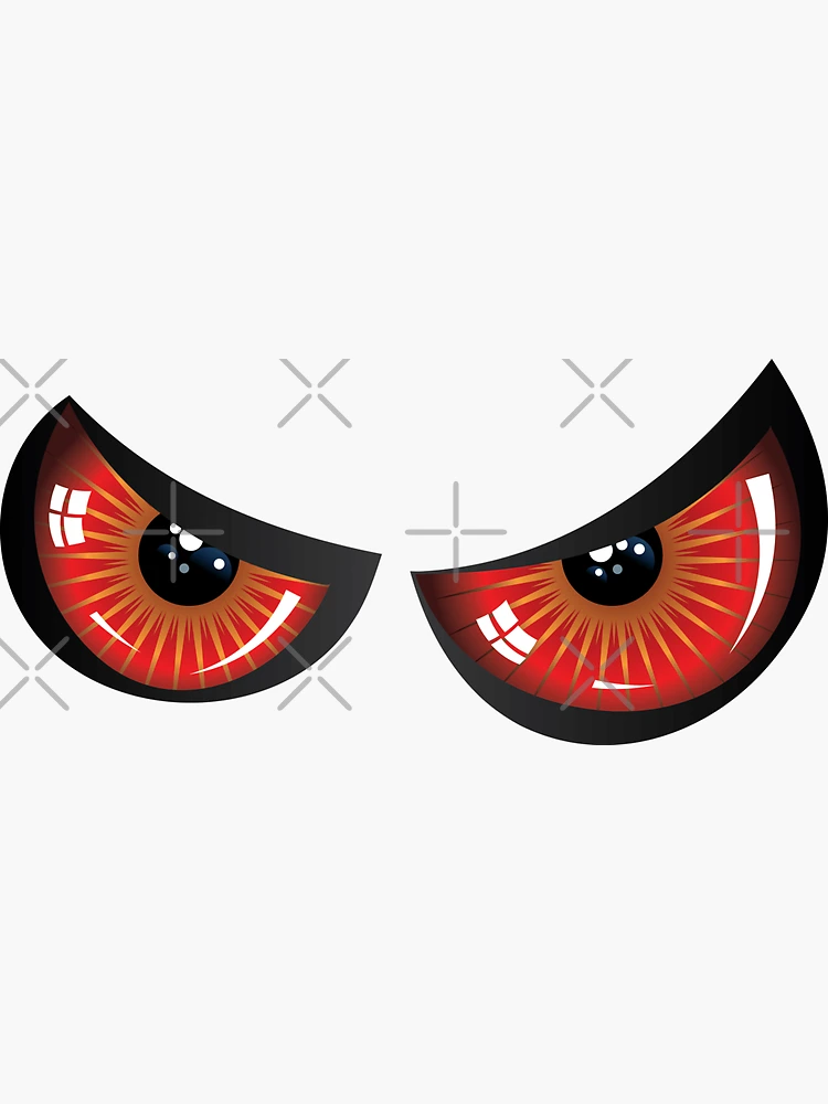 Colorful Male Eyes Sticker for Sale by AnnArtshock